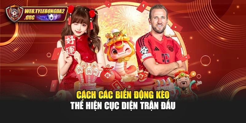 Cách các biến động kèo thể hiện cục diện trận đấu
